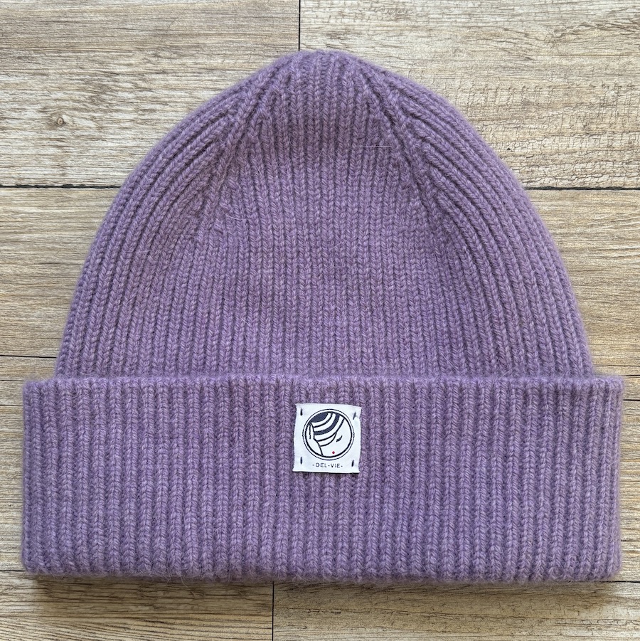 bonnet ski violet